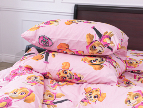 Полуторний набір постільної білизни 150*220 із Бязі "Gold" №168341 Черешенка™