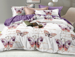 Сімейний набір постільної білизни із Сатину №824AB Черешенка™