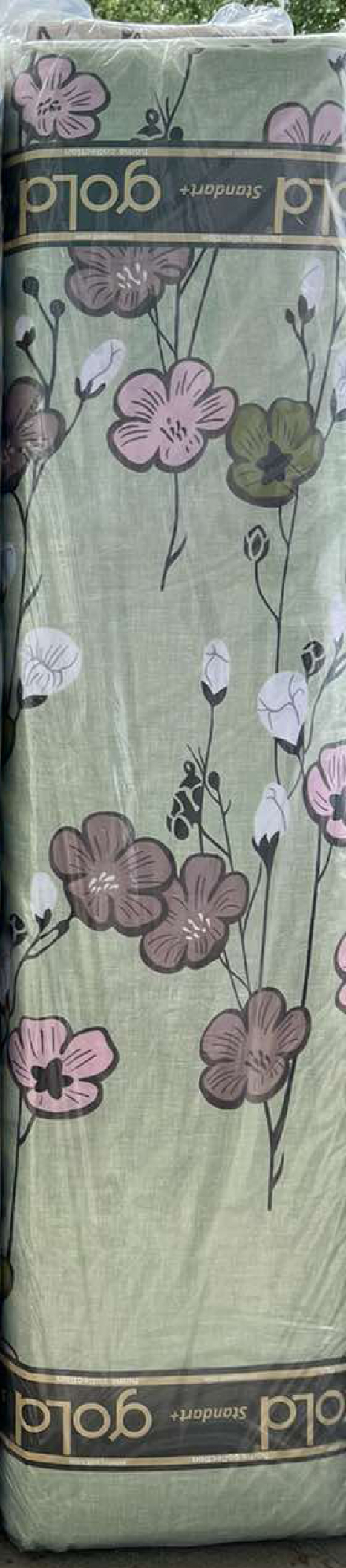 Ткань для постельного белья Бязь "Gold" Lux GL3536green