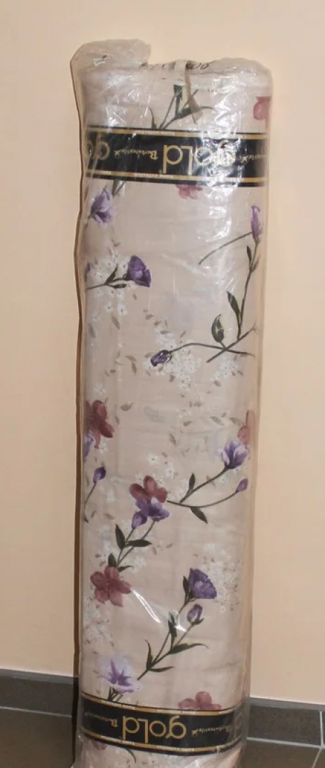 Ткань для постельного белья Бязь "Gold" Lux "Цветочные колокольчики" GL743A