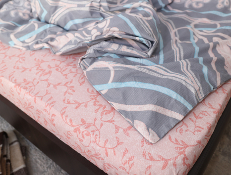 Двоспальний набір постільної білизни 180*220 із Бязі "Gold" №154698AB Черешенка™