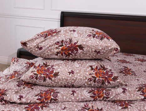 Сімейний набір постільної білизни 240*220 із полікотону №207109 Черешенька™