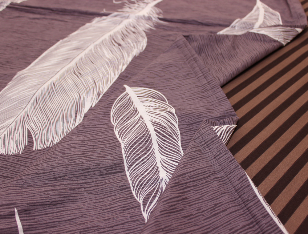 Сімейний набір постільної білизни із Бязі "Gold" №157538AB Черешенка™