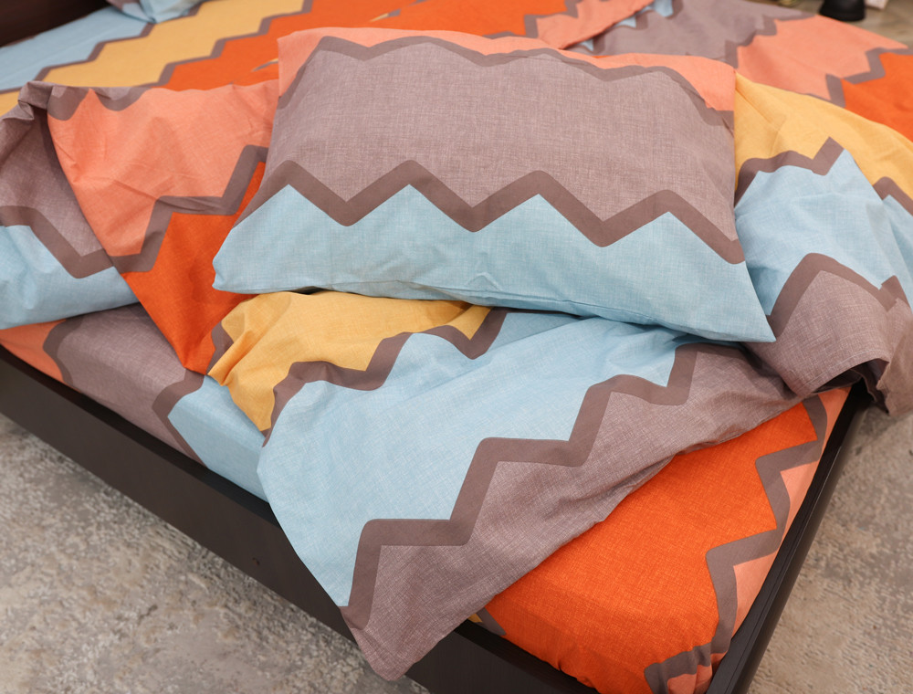 Семейный набор хлопкового постельного белья из Бязи "Gold" №155023 Черешенка™