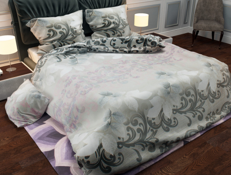 Сімейний набір постільної білизни із Бязі "Gold" №156818 Черешенка™