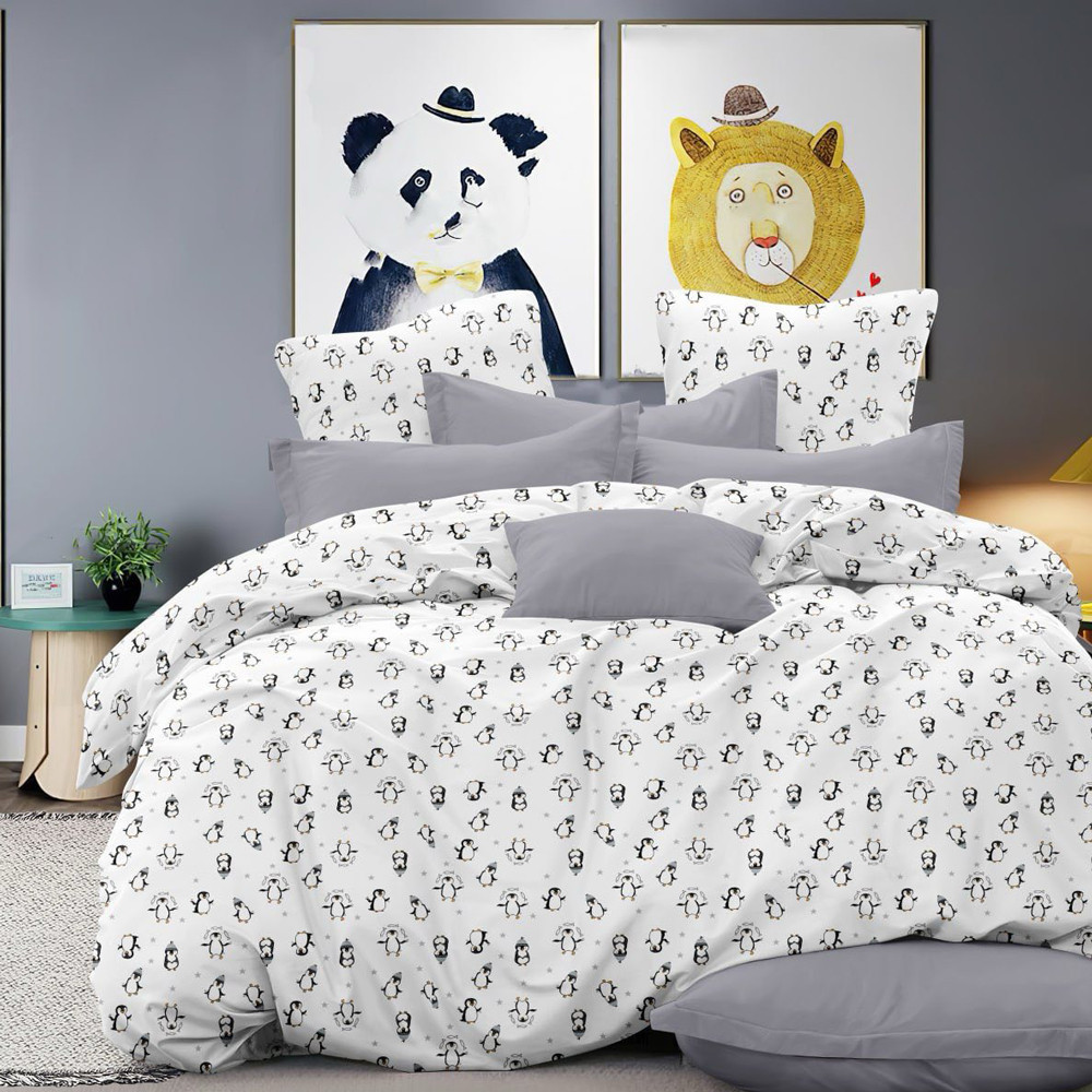 Ткань для постельного белья Бязь "Gold" Lux детская GL17770white