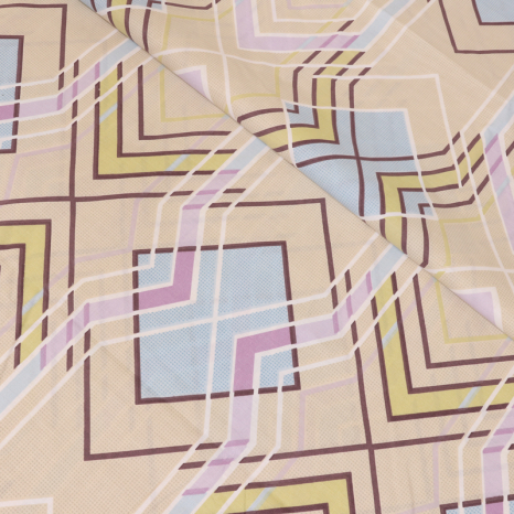 Тканина для постільної білизни Бязь "Gold" Lux GL3627blue