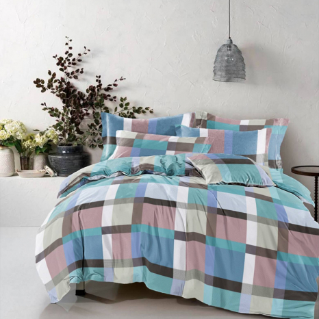 Тканина для постільної білизни Бязь "Gold" Lux GL3688blue