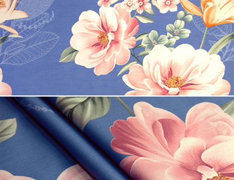 Ткань для постельного белья Сатин S-187A (60м)