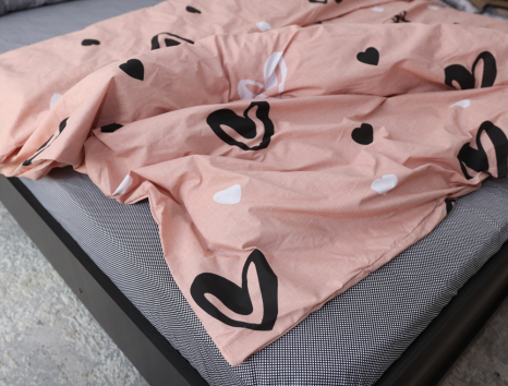 Семейный набор хлопкового постельного белья из Бязи "Gold" №158057AB Черешенка™