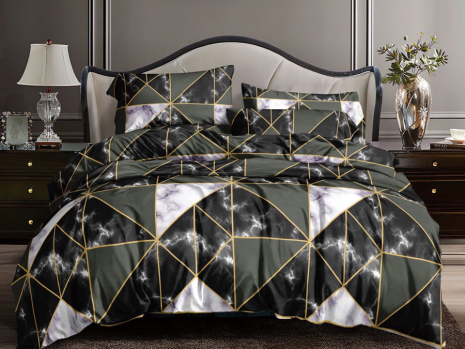 Сімейний набір постільної білизни 240*220 із полікотону №209674 Черешенька™