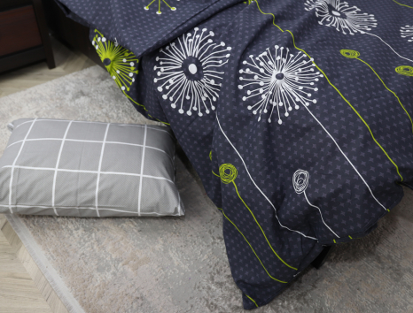 Двоспальний набір постільної білизни 180*220 із Бязі "Gold" №15525AB Черешенка™