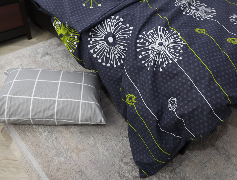 Двоспальний набір постільної білизни 180*220 із Бязі "Gold" №15525AB Черешенка™