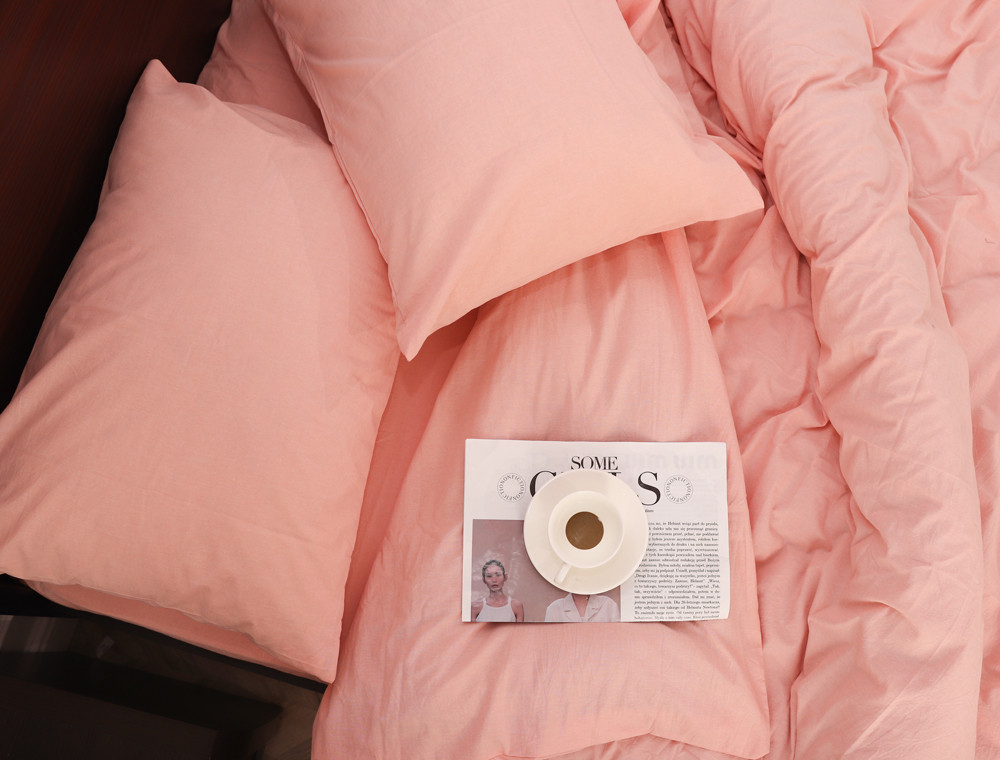 Семейный набор хлопкового постельного белья из Вареного Хлопка №87111 Черешенка™