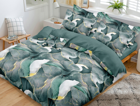 Евро макси набор постельного белья 200*220 из Сатина №44191AB Черешенка™