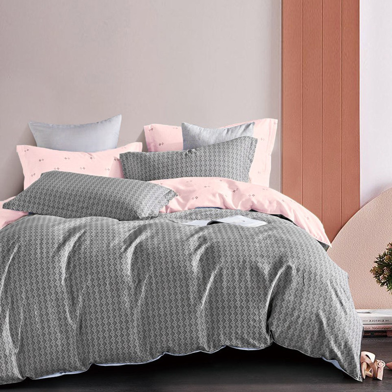 Двоспальний набір постільної білизни 180*220 із Бязі "Gold" №155032AB Черешенка™