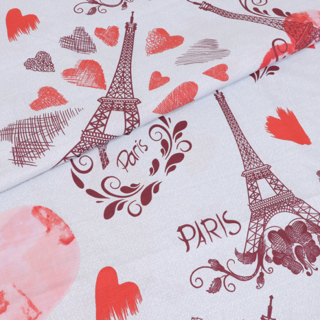 Тканина для постільної білизни Бязь "Gold" Lux GL3636grey