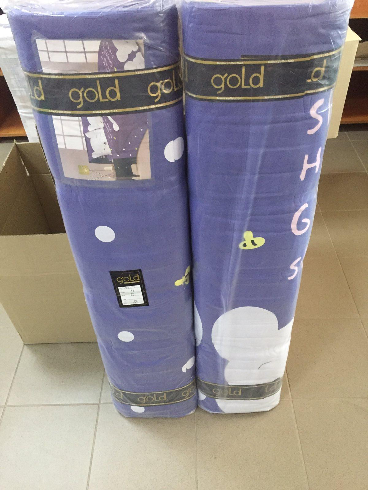 Ткань для постельного белья Бязь "Gold" Lux детская "Спящий медведь" GLB4172 (A+B) - (50м+50м)