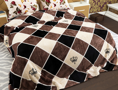 Евро-макси флисовый плед №337231