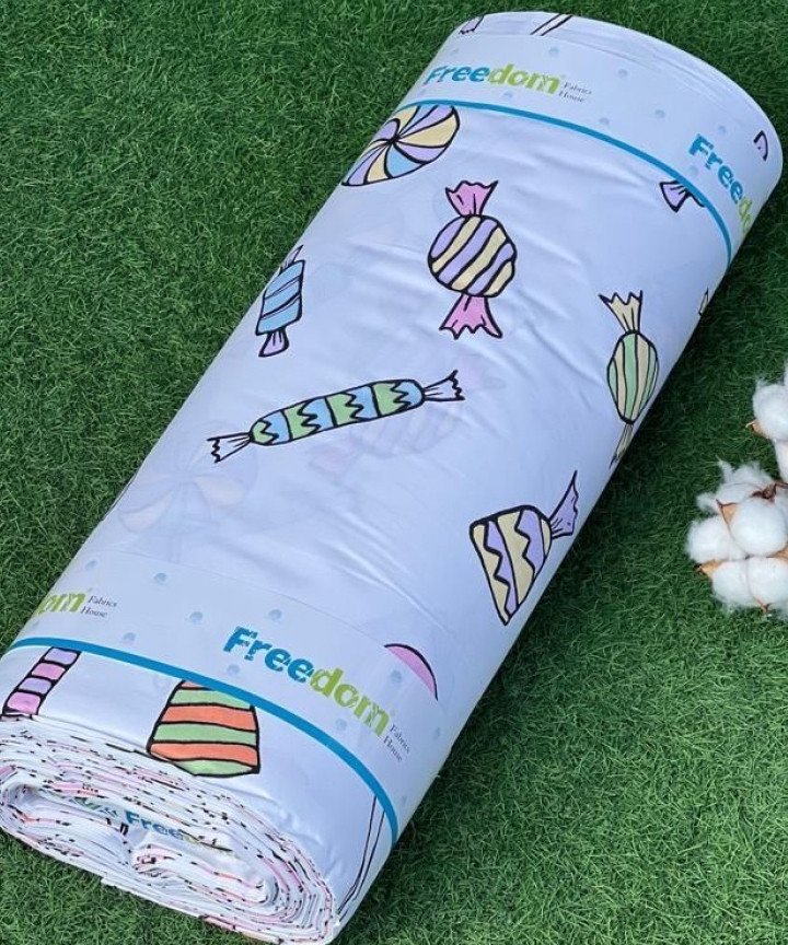 Детская ткань для постельного белья Ранфорс R-11-91white (30м)