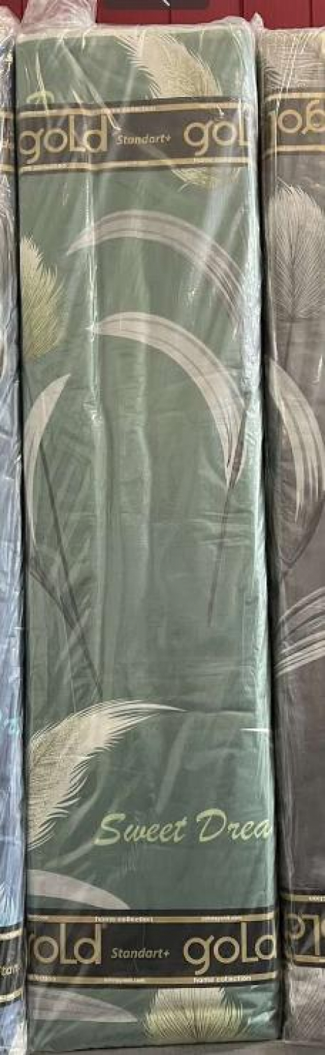 Ткань для постельного белья Бязь "Gold" Lux GL3573green