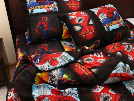 Полуторний набір постільної білизни 150*220 із Бязі "Gold" №1620447 Черешенка™