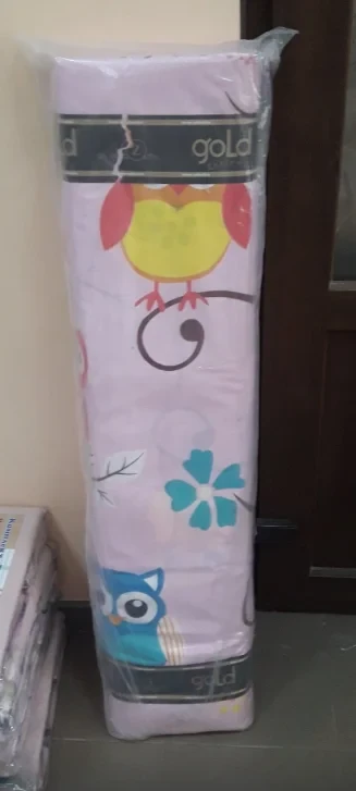 Тканина для постільної білизни Бязь "Gold" Lux дитяча "Совушки на гілках" GLB170