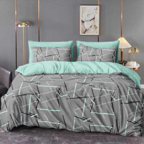 Сімейний набір постільної білизни із Бязі "Gold" №514940АВ Черешенька™