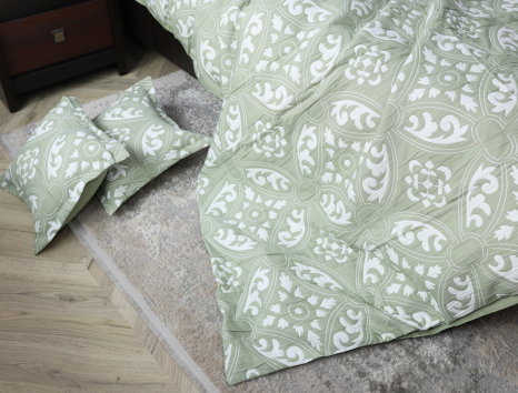 Евро макси набор постельного белья 200*230 из Муслина №600-11 Черешенка™