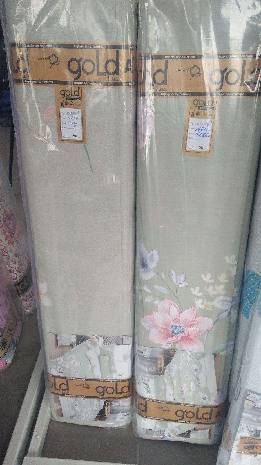 Ткань для постельного белья Бязь "Gold" Lux GL1811 (A+B) - (50м+50м)