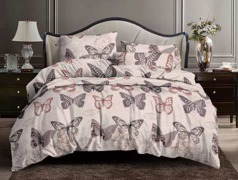 Двоспальний набір постільної білизни 180*220 із полікотону №20686 Черешенька™