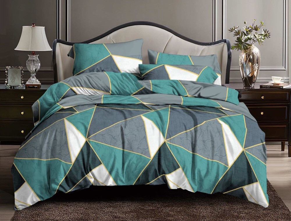 Євро набір постільної білизни 200*220 із полікотону №20053 Черешенька™