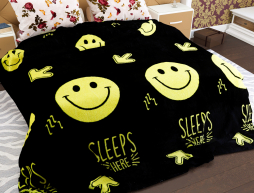 Двоспальний флісовий плед №33493