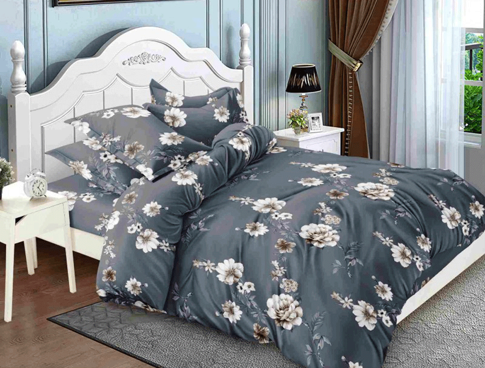 Євро набір постільної білизни 200*220 із полікотону №202224 Черешенька™