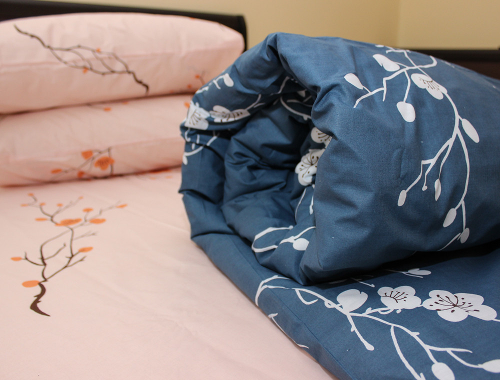 Сімейний набір постільної білизни із Ранфорсу №181990AB Черешенка™