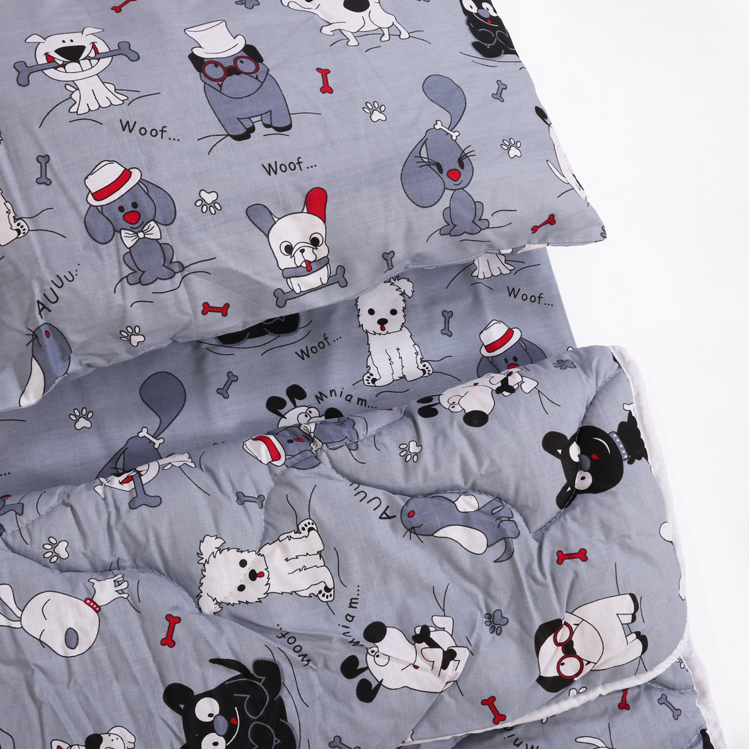 Комплект постельного белья в кроватку (с одеялом и подушкой) №9010