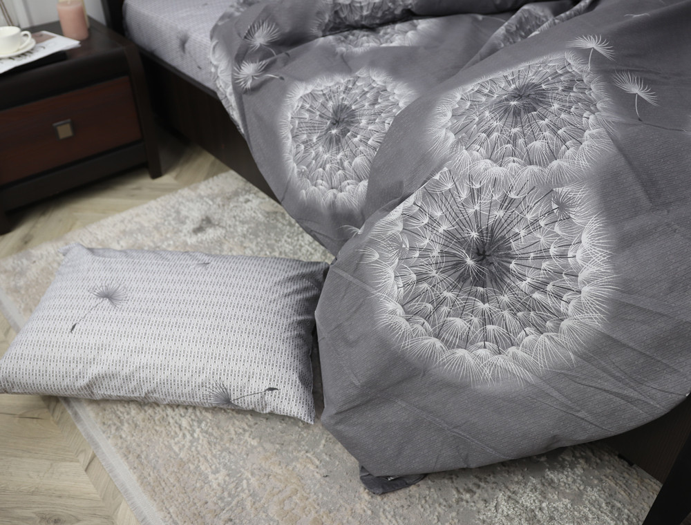 Полуторний набір постільної білизни 150*220 із Бязі "Gold" №157496AB Черешенка™