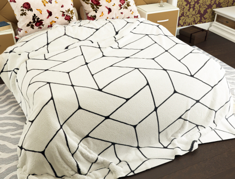 Двоспальний флісовий плед №33770