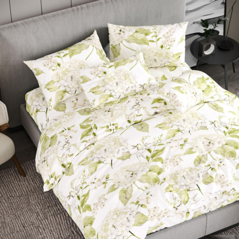 Ткань для постельного белья Бязь "Gold" Lux GL8442white