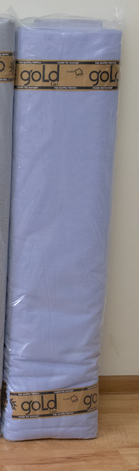 Тканина для постільної білизни Бязь "Gold" Lux однотонна GL3014softblue (50м)
