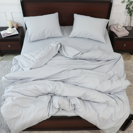 Семейный набор постельного белья 240*220 из прессованной микрофибры №201010 Черешенка™