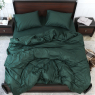 Семейный набор хлопкового постельного белья из Страйп Сатина №19-5917 Черешенка™