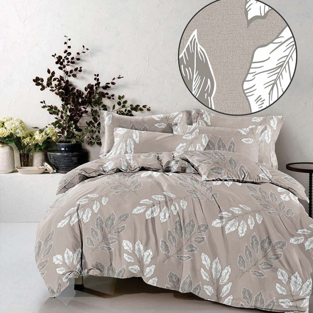 Тканина для постільної білизни Бязь "Gold" GLL1008Grey