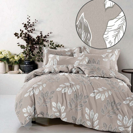 Тканина для постільної білизни Бязь "Gold" GLL1008Grey