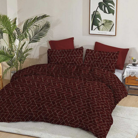 Тканина для постільної білизни Бязь "Gold" Lux GL50928red