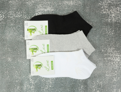 Жіночі шкарпетки Luxe Bambu короткі (36-40) №BL2012