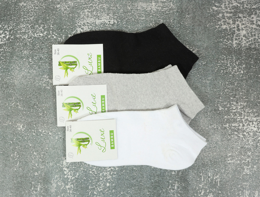 Жіночі шкарпетки Luxe Bambu короткі (36-40) №BL2012