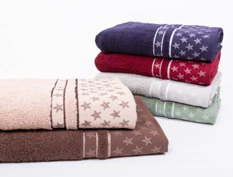 Комплект махрових банних рушників CESTEPE STAR (140*70)