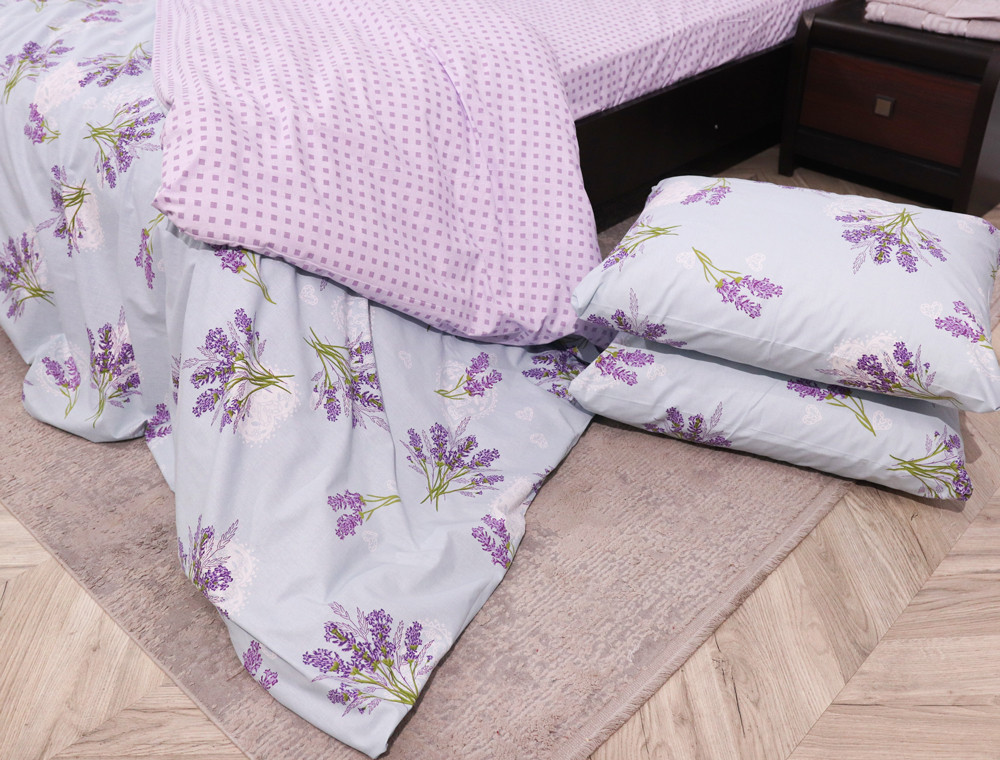 Семейный набор хлопкового постельного белья из Бязи "Gold" №157615АВ Черешенка™