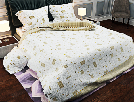 Ткань для постельного белья Бязь "Gold" Lux "Бесконечность" GL181